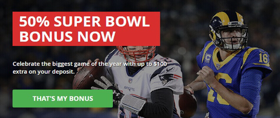 Intertops - 50% Super Bowl Bonus