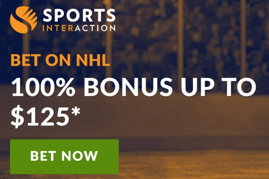Sports Interaction New Promotion: Bet on NHL and get a 100% Bonus of up to $125