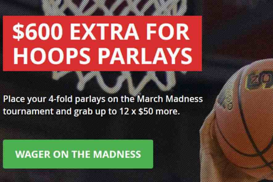 Get $600 Extra for Hoops Parlays at Intertops