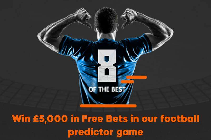 Win $5,000 in Free Bets in the football predictor game at 888Sport