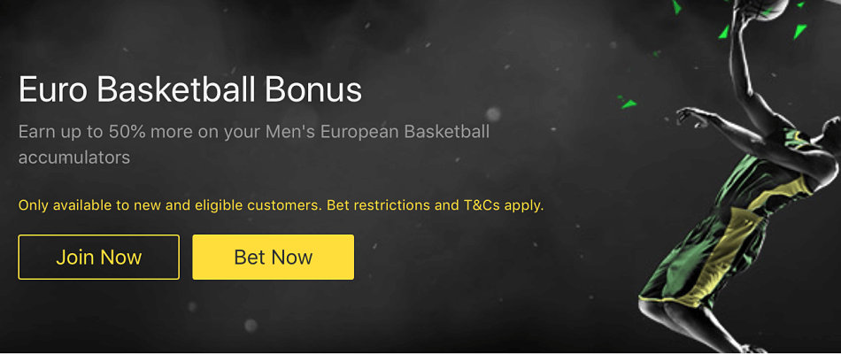 Euro Basketball Bonus at bet365