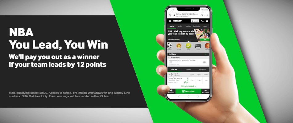 You Lead, You Win promotion at Betway